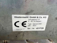 Sweeper Westermann Optimal 2300 Veegmachine