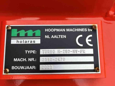 Sweepers and vacuum sweepers Holaras Turbo-H-250-HV-FR Veegmachine Holaras