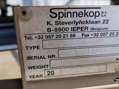 Conveyor Spinnekop Transportband Vlakke Band