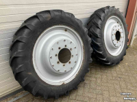 Wheels, Tyres, Rims & Dual spacers BKT set cultuurwielen 32/46 inch met dubbellucht voor Case-IH MX