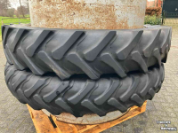 Wheels, Tyres, Rims & Dual spacers BKT set cultuurwielen 32/46 inch met dubbellucht voor Case-IH MX