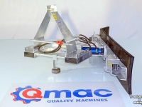 Feed sweeper wheel Qmac Modulo rubber kuilschuif voerschuif aanveegschuif tractor aanbouw