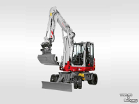 Excavator mobile Takeuchi TB370W 2P, bandenkraan, BJ2026, komt binnen, Nieuw!