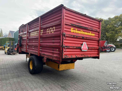 Forage feedwagon / Forage dosage wagon Schuitemaker Feedo 100 Voerdoseerwagen, voerwagen, blokkenwagen, voermachines