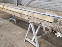 Conveyor  4200X370 TRANSPORTBAND VLAKKE BAND FLAT BELT CONVEYOR BELT FLACHBAND FÖRDERBAND