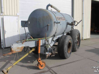 Slurry tank Kaweco 4200 liter mesttank giertank verdringerpomp wormpomp pomptankwagen