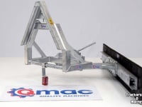 Rubber yard scraper Qmac 180 MECH SCHUIN ACCORD