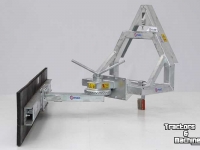 Manure scraper Qmac Modulo Rubber manure scraper 180cm hookup Accord Hitch