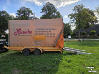 Ramp trailer Kersten 4t kuip dieplader 550x198cm oprijwagen