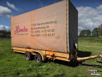 Ramp trailer Kersten 4t kuip dieplader 550x198cm oprijwagen