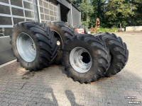 Wheels, Tyres, Rims & Dual spacers BKT 900/50r42 en 600/65r28