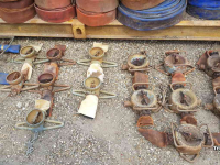 Other irrigation equipment and accessories  Diverse gebruikte beregeningsslangen en sproeiers