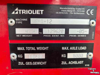 Feed mixer Trioliet Trioliet Vertifeed VF1-1200 voermengwagen