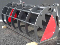 Silage Grabbucket / Grabfork Hofstede Pelikaanbak kuil silage bak grijper Paus aankoppeling