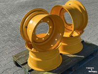 Wheels, Tyres, Rims & Dual spacers JCB W11x18  8 gaats  JCB 41/940370 JCB 406-407-409