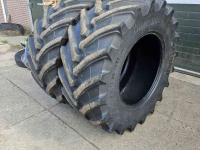 Wheels, Tyres, Rims & Dual spacers Trelleborg 600/60R30 TM1060. 35 mm