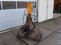 Clamshell buckets  Knijperbak 60cm grondknijper hangende knijper grijperbak hydraulische rotator