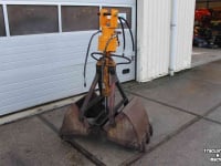 Clamshell buckets  Knijperbak 60cm grondknijper hangende knijper grijperbak hydraulische rotator
