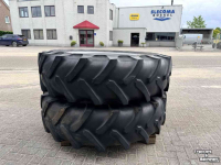 Wheels, Tyres, Rims & Dual spacers Molcon 18.4R38 Dubbellucht 5-ster