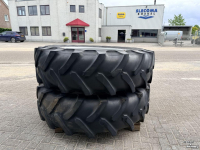 Wheels, Tyres, Rims & Dual spacers Molcon Dubbellucht 5-ster 18.4R38 Michelin