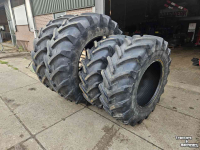 Wheels, Tyres, Rims & Dual spacers Michelin 20.8R38 en 16.9R28 Agribib. 35 mm