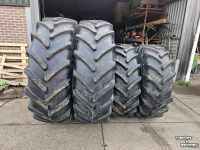 Wheels, Tyres, Rims & Dual spacers Michelin 20.8R38 en 16.9R28 Agribib. 35 mm