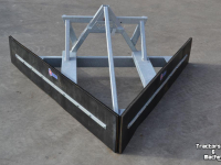 Rubber yard scraper Qmac V-SCHUIF 250 ACCORD +  EURO