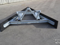 Rubber yard scraper Qmac V-SCHUIF 250 ACCORD +  EURO