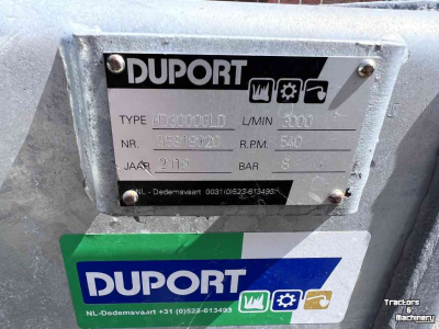 Manure pump Duport HD3000GLD