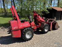 Wheelloader Weidemann 1230 shovel met vorken bak en mestklem