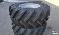 Wheels, Tyres, Rims & Dual spacers Trelleborg 540/65R28 99%