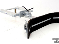 Rubber yard scraper Qmac 240 MECH SCHUIN + HOEK LEPELINSTEEK