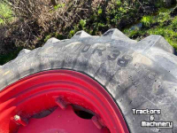 Wheels, Tyres, Rims & Dual spacers Michelin 580/70r38  520/70r34