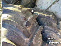 Wheels, Tyres, Rims & Dual spacers Michelin 580/70r38  520/70r34