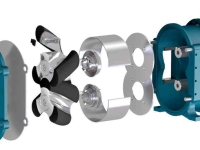 Diverse new spare-parts Börger / Vogelsang mestpomp onderdelen