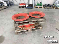 Frontweights Fendt 300 KG Wielgewichten met adapterplater