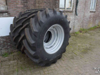 Wheels, Tyres, Rims & Dual spacers Michelin 600/70r30