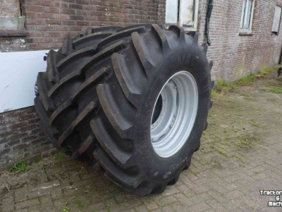 Wheels, Tyres, Rims & Dual spacers Michelin 600/70r30