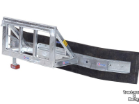 Rubber yard scraper Qmac 180 SCHUIF VAST FUCHS BORD