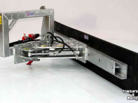 Rubber yard scraper Qmac 150 HYDR. SCHUIN WEIDEMANN HAAK Rubberschuif / Erfschuif / Mestschuif / Sneeuwschuif / Terreinschuif / Modderschuif