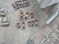 Diverse used spare-parts  Diverse onderdelen aanhanger/trailer
