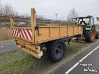 Dumptrailer Kersten 6 tons 3 zijdige kipper degelijke kipwagen