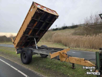Dumptrailer Kersten 6 tons 3 zijdige kipper degelijke kipwagen