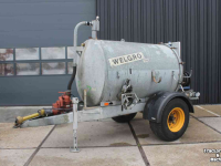 Slurry tank Welgro 3500 liter vacuumtank waterwagen mesttank giertank slanghaspel