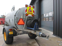 Slurry tank Welgro 3500 liter vacuumtank waterwagen mesttank giertank slanghaspel