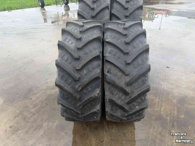 Wheels, Tyres, Rims & Dual spacers BKT Agrimax RT765 580/70R38 en 420/70R28