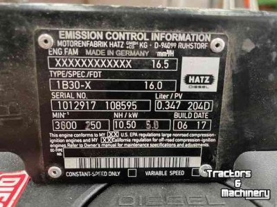 Ditch Pump Hatz 1B30-X
