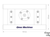 Snow Removal Equipment Qmac SNEEUWPLOEG BLANCO FRAME