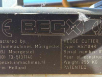 Hedge trimmer Becx Heggensnoeier