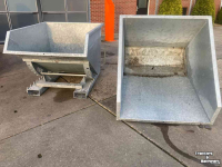 Tilting buckets Jako Kantelbakken 850 liter